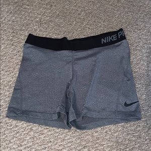 Gray Nike Pro Spandex
